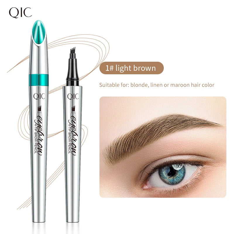 Veyraza 4-Tip Brow Pen – Natural Microblading Effect, Waterproof