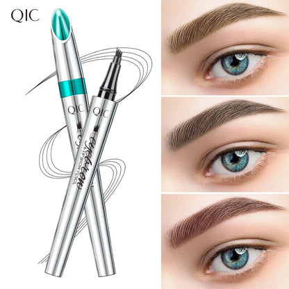 Veyraza 4-Tip Brow Pen – Natural Microblading Effect, Waterproof