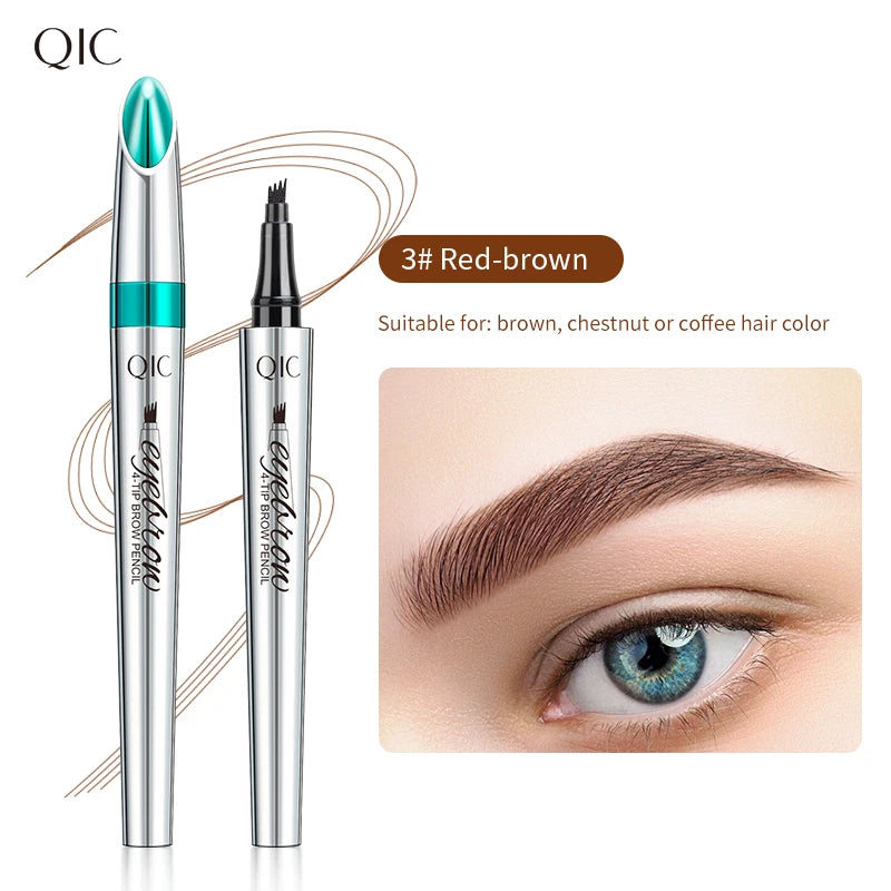 Veyraza 4-Tip Brow Pen – Natural Microblading Effect, Waterproof