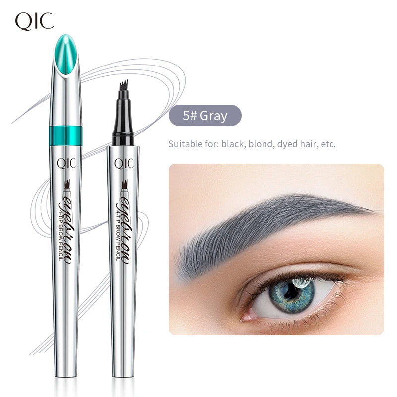 Veyraza 4-Tip Brow Pen – Natural Microblading Effect, Waterproof