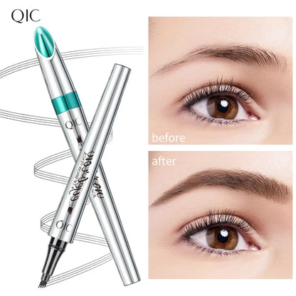 Veyraza 4-Tip Brow Pen – Natural Microblading Effect, Waterproof