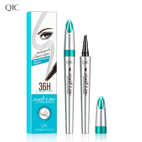 Veyraza 4-Tip Brow Pen – Natural Microblading Effect, Waterproof